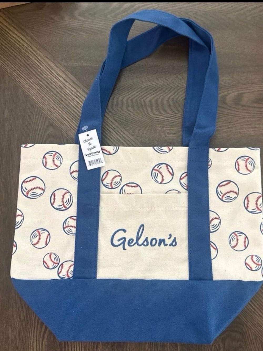 ⭐️NEW⭐️  Gelsons reusable baseball tote bag